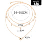 Multi-layered Star Pendant Necklace Combination