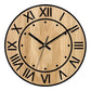 Wooden Round Analog-Digital Wall Clock 3D Decorative Home Wall Clock, 30cm, 34cm