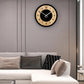 Wooden Round Analog-Digital Wall Clock 3D Decorative Home Wall Clock, 30cm, 34cm