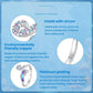 Adjustable Copper-Plated White Gold Dreamy Seahorse Opening Ring