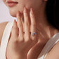 Adjustable Copper-Plated White Gold Dreamy Seahorse Opening Ring