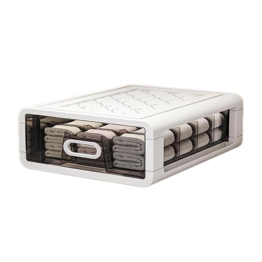 Large-Capacity Drawer-Style Underwear Sock Organizer Storage Box, No Grid Space, 10 Grid Spaces, 15 Grid Spaces, No Grid Space + 10 Grid Spaces, No Grid Space + 15 Grid Spaces, 10 Grid Spaces + 15 Grid Spaces                                            ...