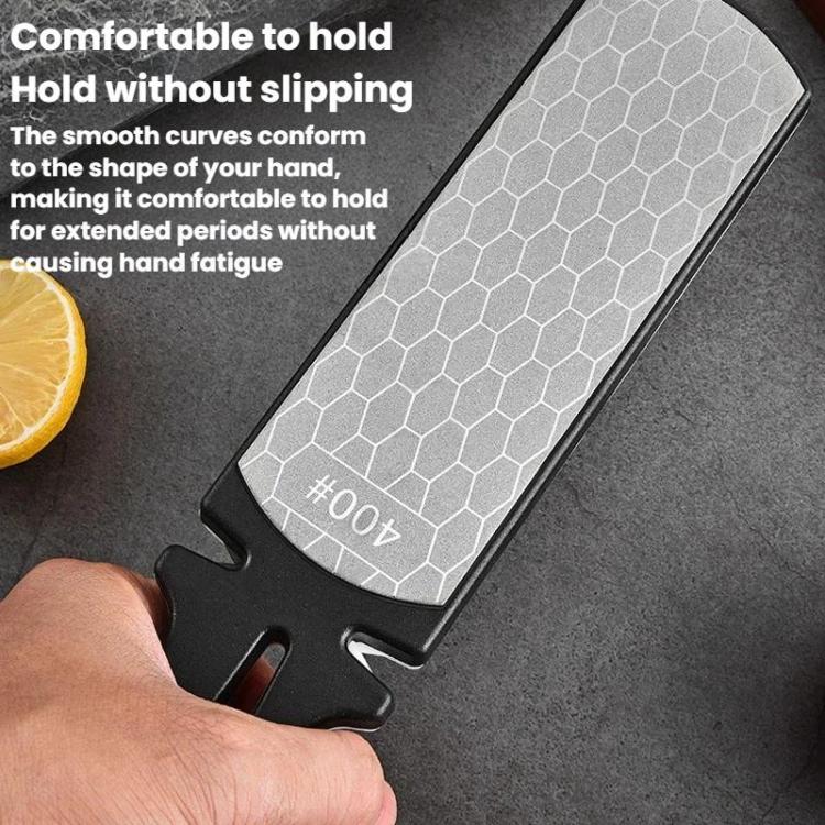 LsCook Double-Sided Emery Stone Knife Sharpener Home Use Quick Multi-Functional Sharpening Stone