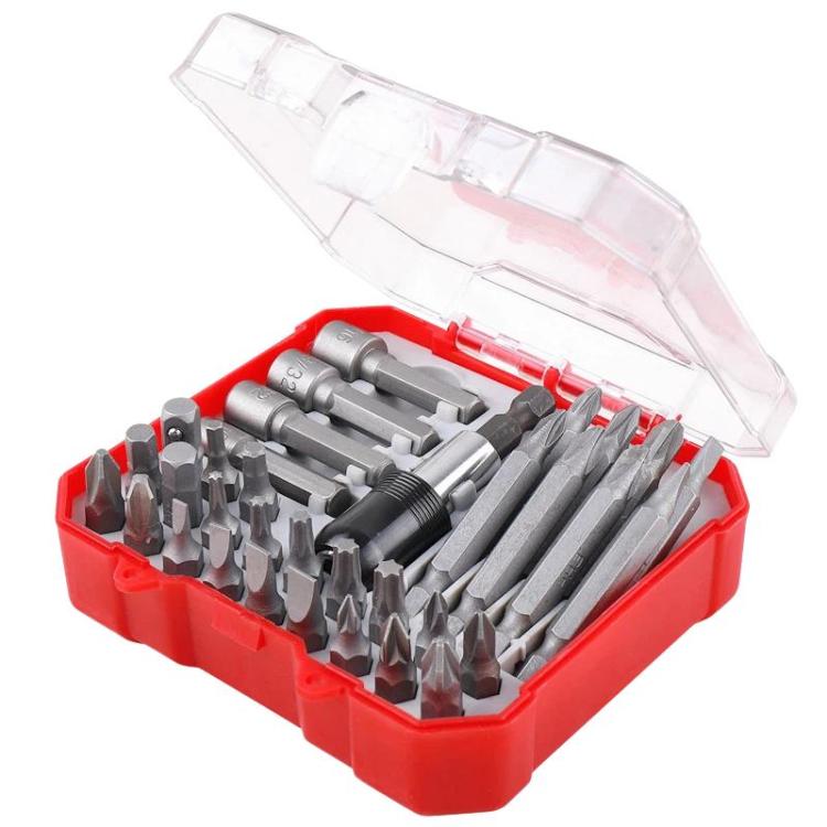 34 In 1 Screwdriver Bit Set, Flat / Phillips / Hex Screw Bits Repair Tools, 34 in 1