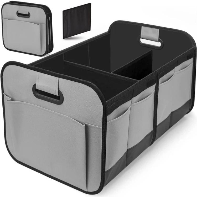 Foldable Oxford Coth Storage Box With Handle For Car Trunk
