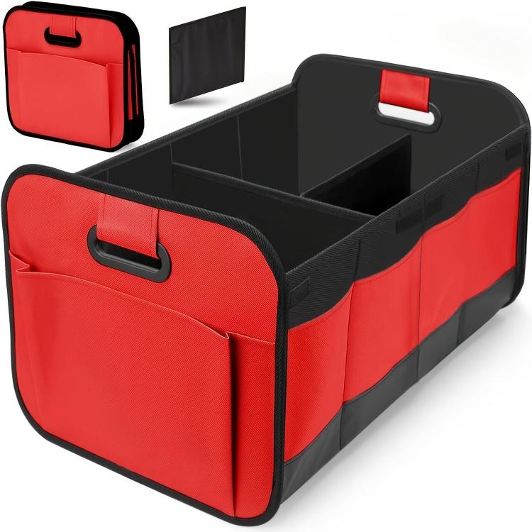 Foldable Oxford Coth Storage Box With Handle For Car Trunk