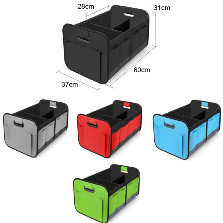 Foldable Oxford Coth Storage Box With Handle For Car Trunk