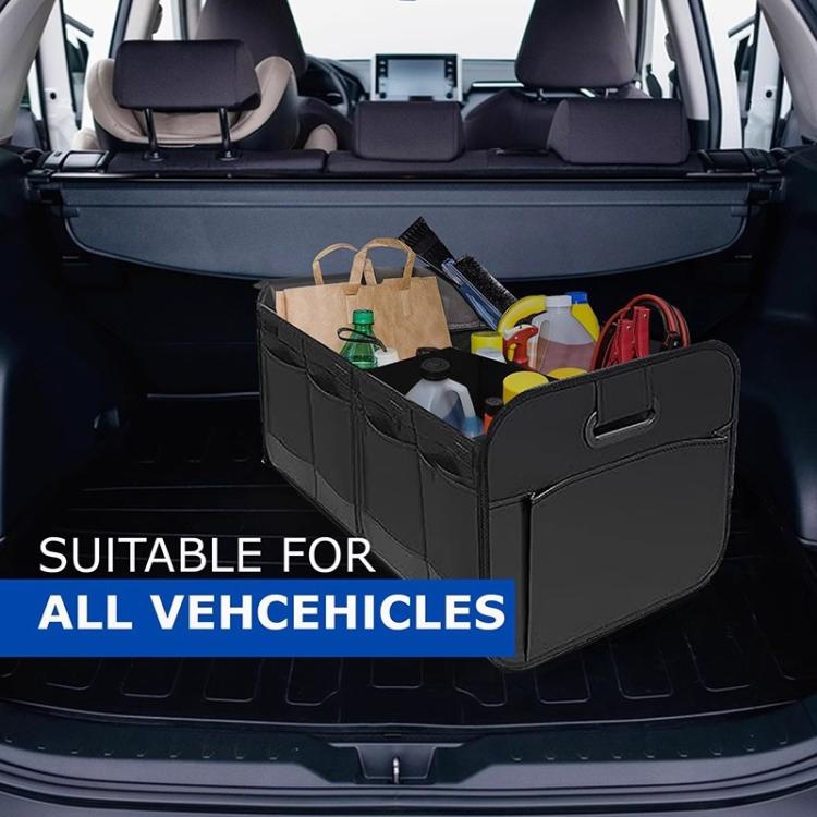 Foldable Oxford Coth Storage Box With Handle For Car Trunk