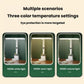 Xiajule desk lamp with rectangular LED light bar and digital clock display