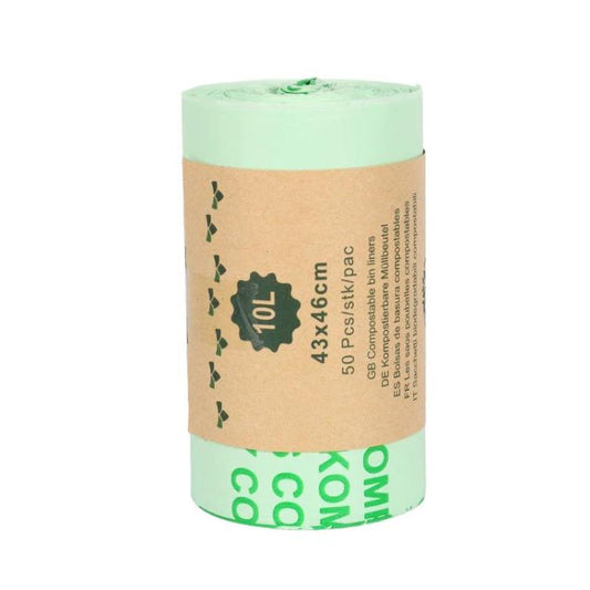 Kitchen PLA Degradable Garbage Bags Household Compostable Flat Top Trash Bags, 50pcs / set 36 x 35cm, 50pcs / set 40 x 38cm, 50pcs / set 43 x 46cm, 25pcs / set 55 x 72cm