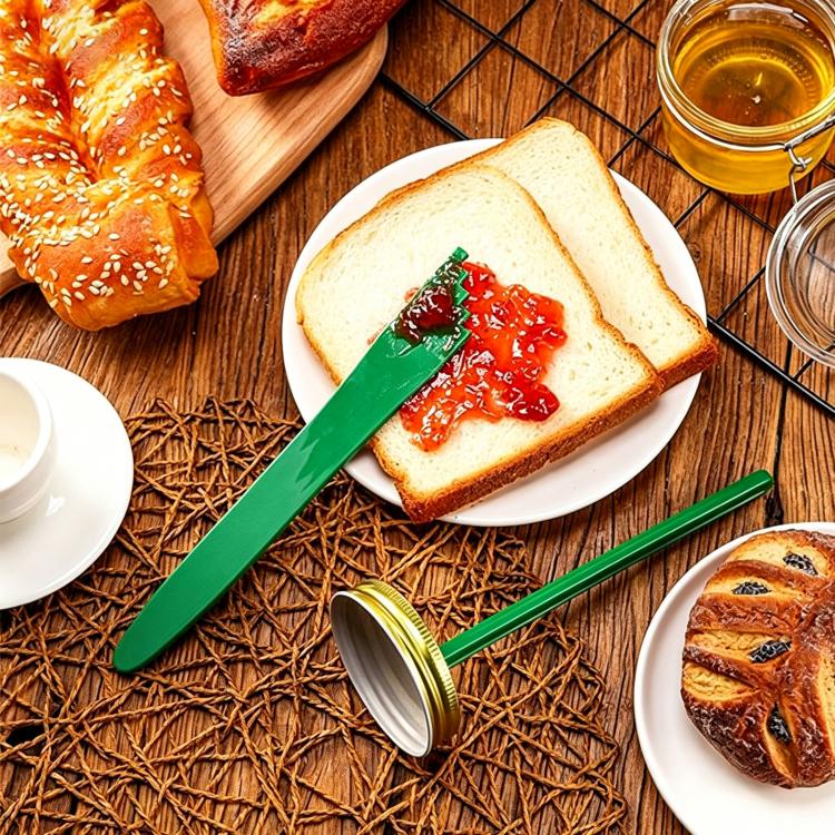 LsCook 2-Piece Set Heat-Resistant Lid Lifter + Canned Jam Measuring Spoon Set