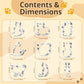 Stainless Steel Cat Shape Cookie Mold Cartoon Cookie Cutter, LsCook 9-Piece Set