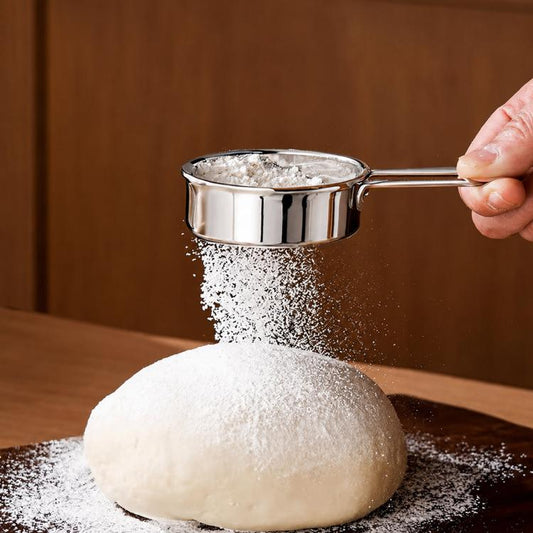 LsCook 304 Stainless Steel 40 Mesh Handheld Mini Flour Sifter