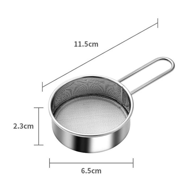 LsCook 304 Stainless Steel 40 Mesh Handheld Mini Flour Sifter
