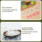 LsCook 4-Piece Set No-Handle Plum Blossom Cutter Realistic Baking Mold