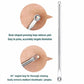 Angled stainless steel loop extractor tool for blackheads and pimple removal