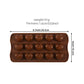 LsCook Food-grade Silicone Heart-Shaped Chocolate Mold