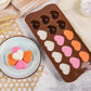 LsCook Food-grade Silicone Heart-Shaped Chocolate Mold