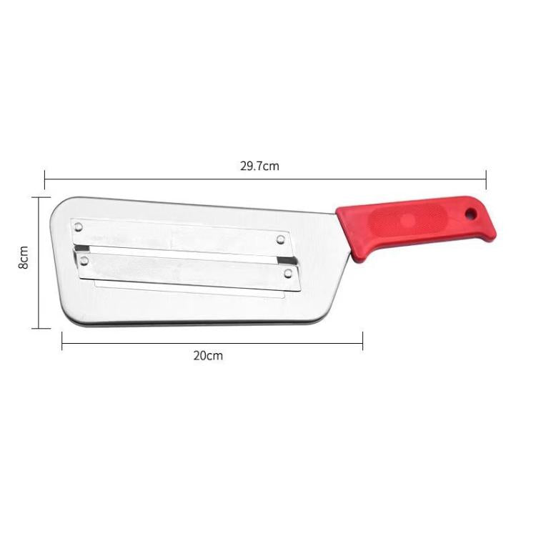 LsCook Stainless Steel Double Blade Vegetable Slicer Multi-Function Vegetable Knife