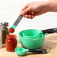 LsCook 8-Piece Set Stainless Steel Handle Measuring Spoon Graduated Baking Measuring Spoon