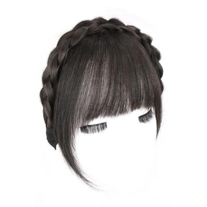 Bangs Headband One-Piece Thin Simulated Wig