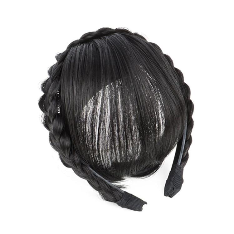 Bangs Headband One-Piece Thin Simulated Wig