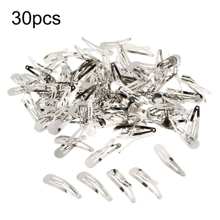 30pcs Metal Hair Clip Bangs Makeup Hair Accessory Minimalist Clip