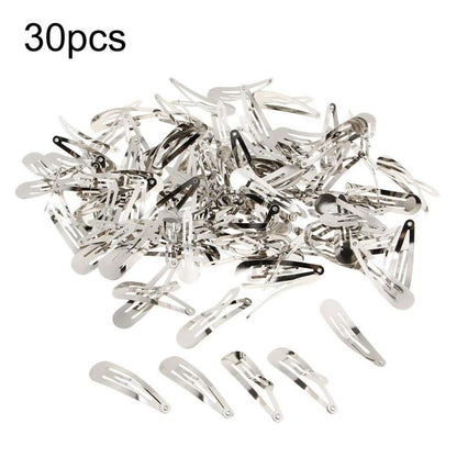 30pcs Metal Hair Clip Bangs Makeup Hair Accessory Minimalist Clip