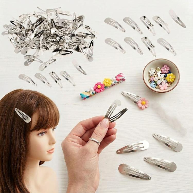 30pcs Metal Hair Clip Bangs Makeup Hair Accessory Minimalist Clip