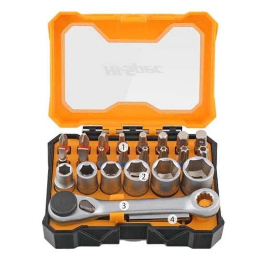 Multifunctional Ratchet Screwdriver Set, Slotted Phillips Torx Triangle Screwdriver Kit, Hi-Spec 32pcs / set A, Hi-Spec 32pcs / set B, Hi-Spec 24pcs / set