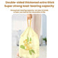Thickened Enlarged Drawstring Garbage Bags With Pull Handles Tear-Free Design, 50pcs /Set