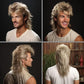 Men Side-Parted Short Hairstyle Heat-Resistant Fiber Wig