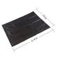 Portable pet trash bag: dark gray rectangular bag marked 22x30cm