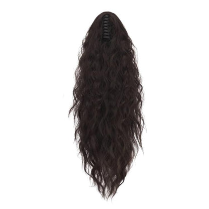 Long Bouncy Wavy Ponytail Wig With Hair Clips