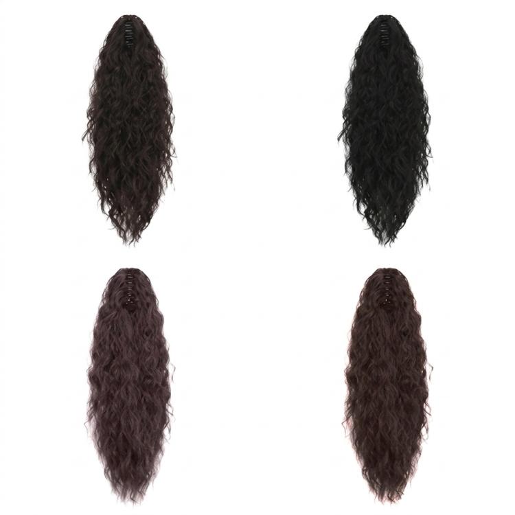 Long Bouncy Wavy Ponytail Wig With Hair Clips