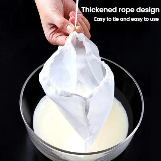 Kitchen Soy Milk Filter Bag Ultra-Fine Juice Filter, LsCook 30x45cm 100 Mesh