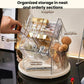 Rotating Large-Capacity Cosmetic Storage Box, Desktop Compartment Organizer For Stationery & Jewelry