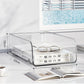 Desktop Stackable Acrylic File Storage Rack, Large-Capacity Book Shelf For Bedroom & Living Room, Widened 1 Layer, Widened 2 Layer, Widened 3 Layer, Widened 4 Layer, Widened 5 Layer, Extended 1 Layer, Extended 2 Layer, Extended 3 Layer, Extended 4 Laye...