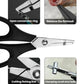Fishing line cutter pliers showing cutting and connecting ring functions on jaws