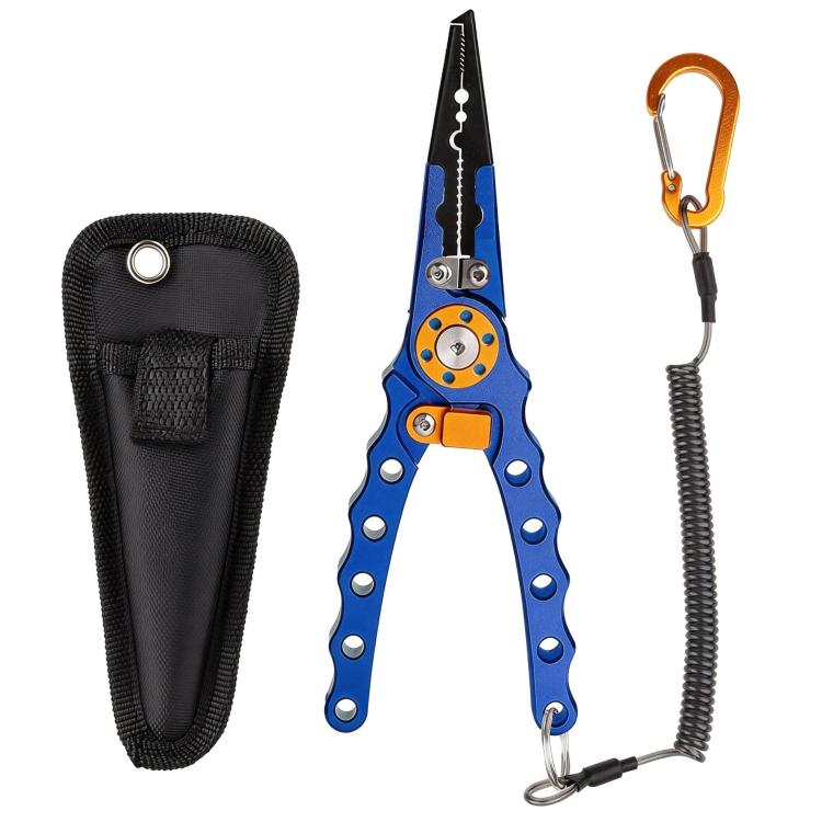 Aluminum Alloy Lure Pliers Multi-Function Long-Nose Hook Remover Portable Fishing Hook Pliers