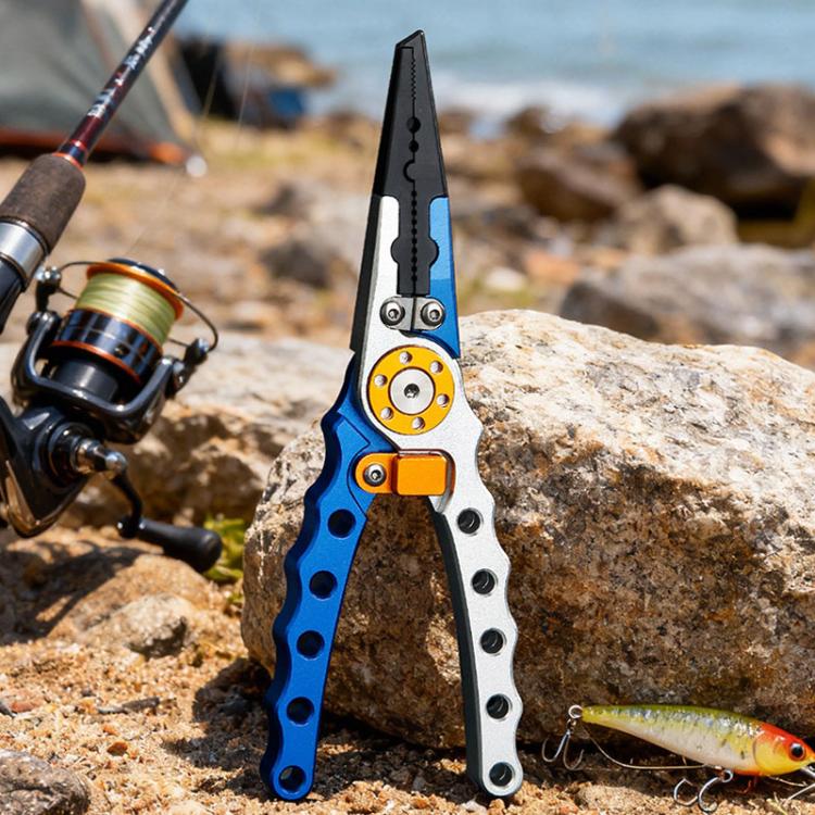 Aluminum Alloy Lure Pliers Multi-Function Long-Nose Hook Remover Portable Fishing Hook Pliers
