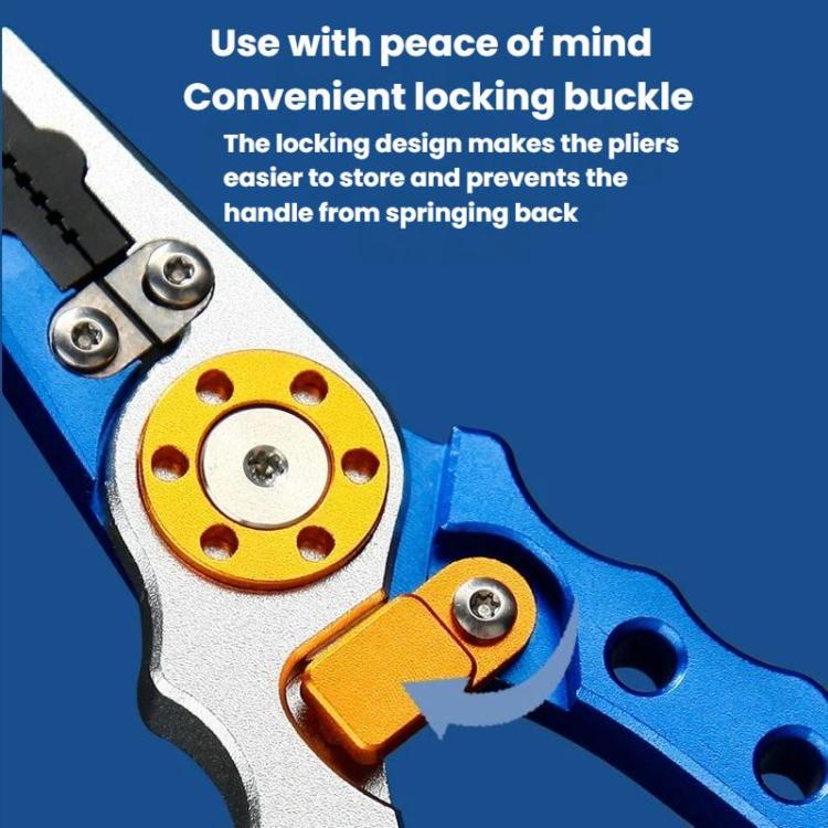 Aluminum Alloy Lure Pliers Multi-Function Long-Nose Hook Remover Portable Fishing Hook Pliers