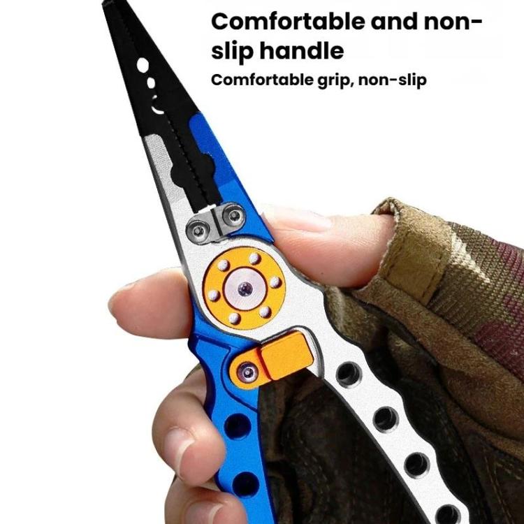 Aluminum Alloy Lure Pliers Multi-Function Long-Nose Hook Remover Portable Fishing Hook Pliers