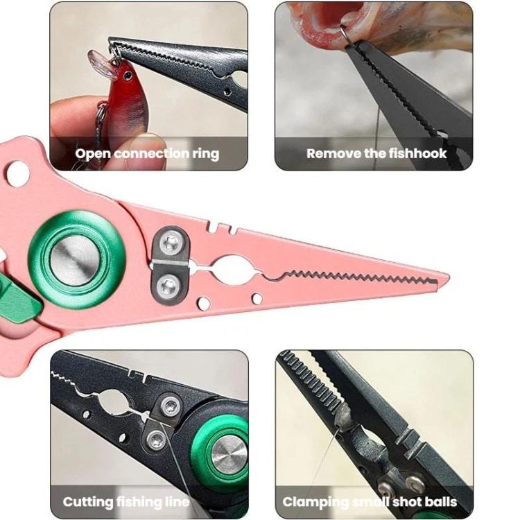 Lure Fishing Pliers Hook Remover PE Line Cutter