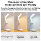 Xiajule Touch Control Rechargeable Folding Desk Lamp, Eye Protection Portable Lamp For Student Dormitory, No Clock, With Clock