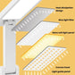Xiajule Touch Control Rechargeable Folding Desk Lamp, Eye Protection Portable Lamp For Student Dormitory, No Clock, With Clock