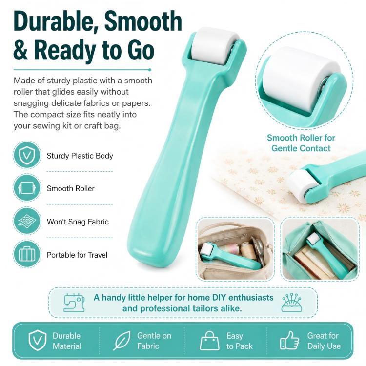 Seam Roller for Sewing and Quilting Hand Pressure Roller for Fabric Pressing DIY Crafting Tool