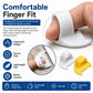 4Pcs Sewing Finger Spacer Guide Set Even Stitch Spacing Tool for Hand Sewing, Quilt Template Ruler for Consistent Stitching Includes 3mm & 4mm Gauges