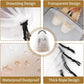 Drawstring shoe bags with thick rope ties and water-resistant frosted fabric