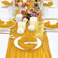 Crepe Table Runner Wedding Party Decoration Pleated Gauze, 90x180cm, 90x300cm, 90x400cm